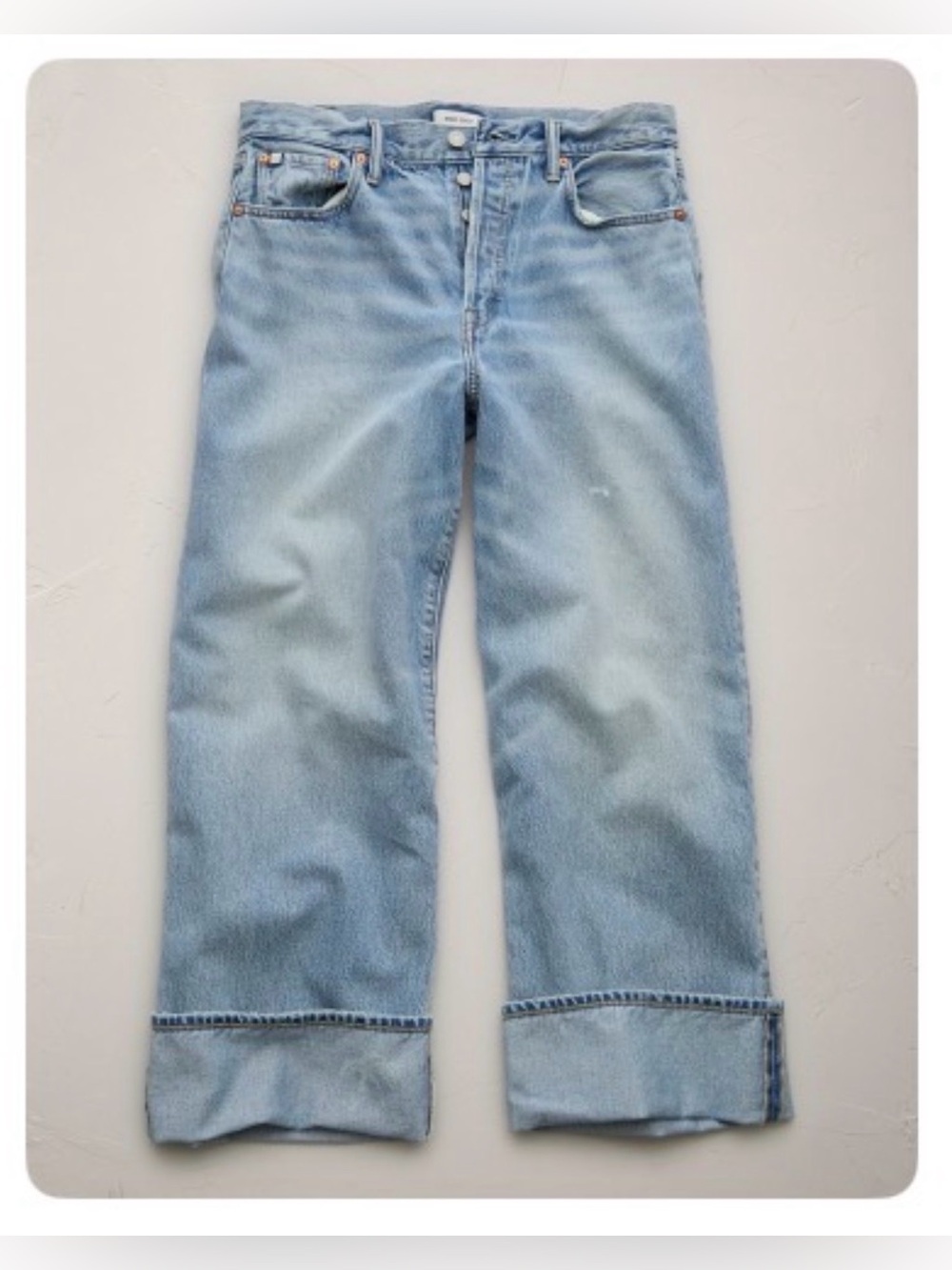 AE 77 wide leg crop jean
